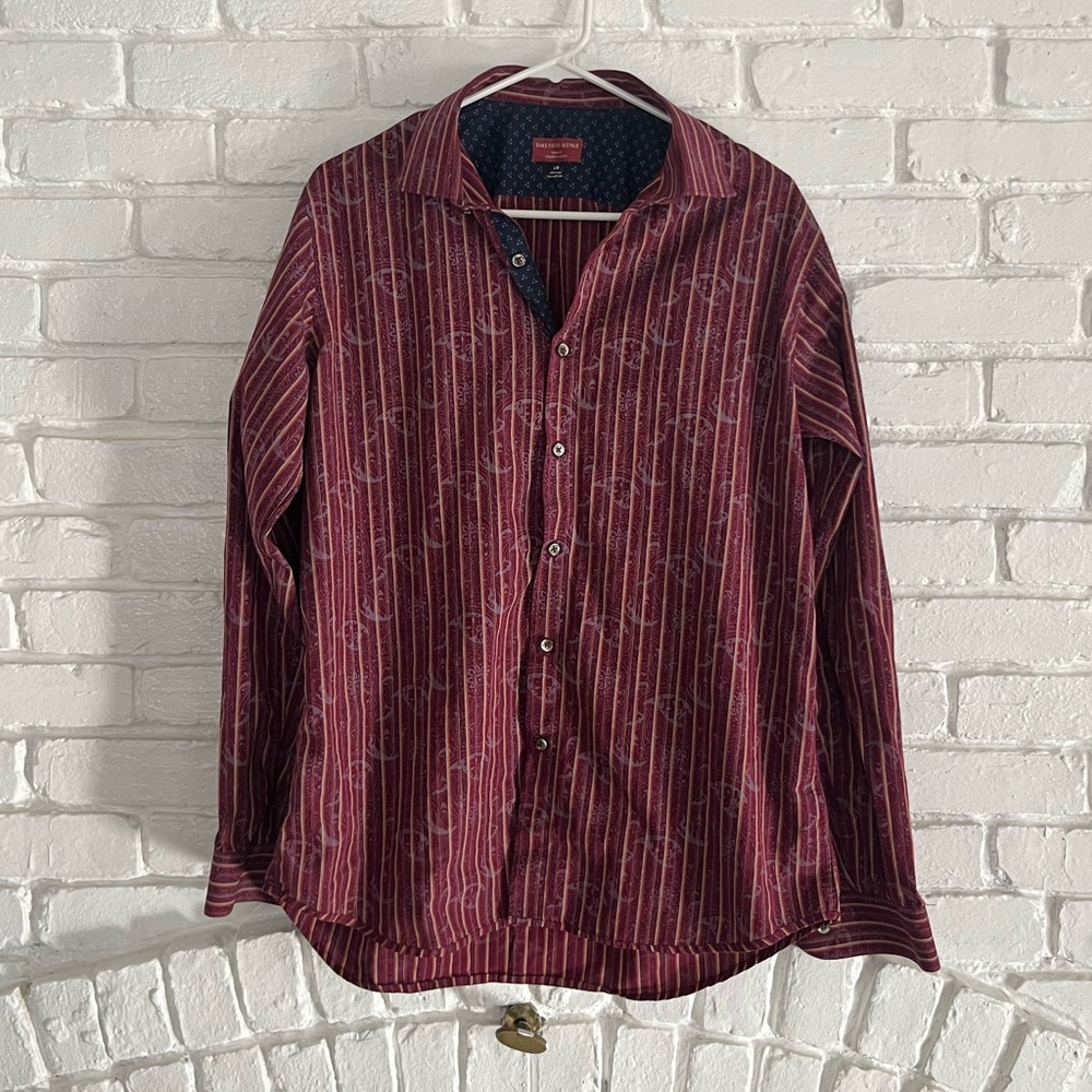 Mens saks fifth ave dress shirt